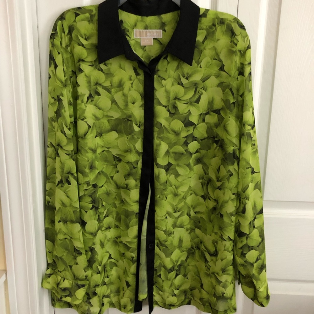 Michael Kors dressy blouse, plus size 2X